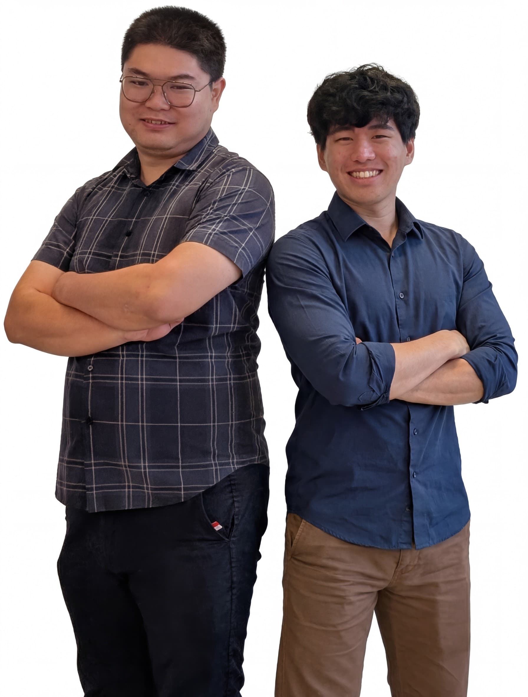 Mike and Jordan, founders of 100glasses